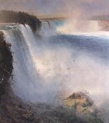 Frederic E.Church Niagara Falls from the American Side oil on canvas
